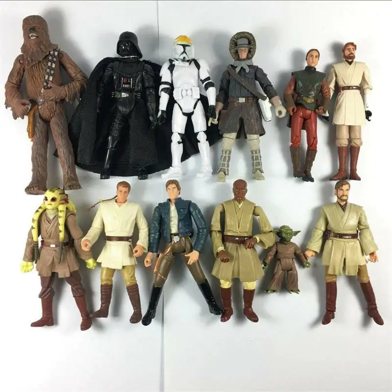 Lot 5pcs Star Wars Yoda Leia Vader Chewbacca Stormtrooper 3.75" Loose Action Figure Movies Toys Gifts Random
Lot 5pcs Star Wars Yoda Leia Vader Chewbacca Stormtrooper 3.75" Loose Action Figure Movies Toys Gifts Random