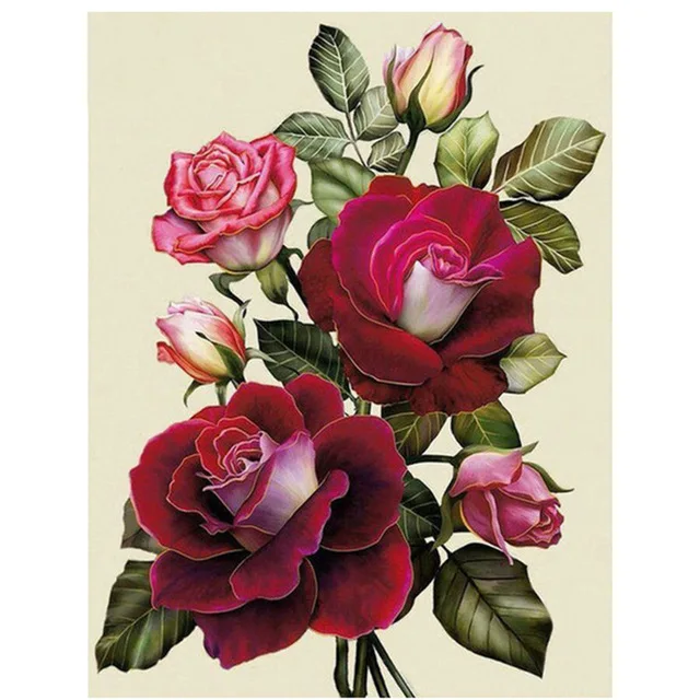 round Diamond Painting Cross Stitch Kits Flowers Diamond Mosaic Diamond Embroidery mosaic pink roses Patterns Rhinestones
round Diamond Painting Cross Stitch Kits Flowers Diamond Mosaic Diamond Embroidery mosaic pink roses Patterns Rhinestones