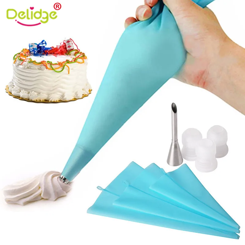 Delidge 7pcs/set Fondant Cake Decorating Tools Reusable Silicone Piping Bag Cake Nozzle Converter DIY Baking Pastry Tools
Delidge 7pcs/set Fondant Cake Decorating Tools Reusable Silicone Piping Bag Cake Nozzle Converter DIY Baking Pastry Tools