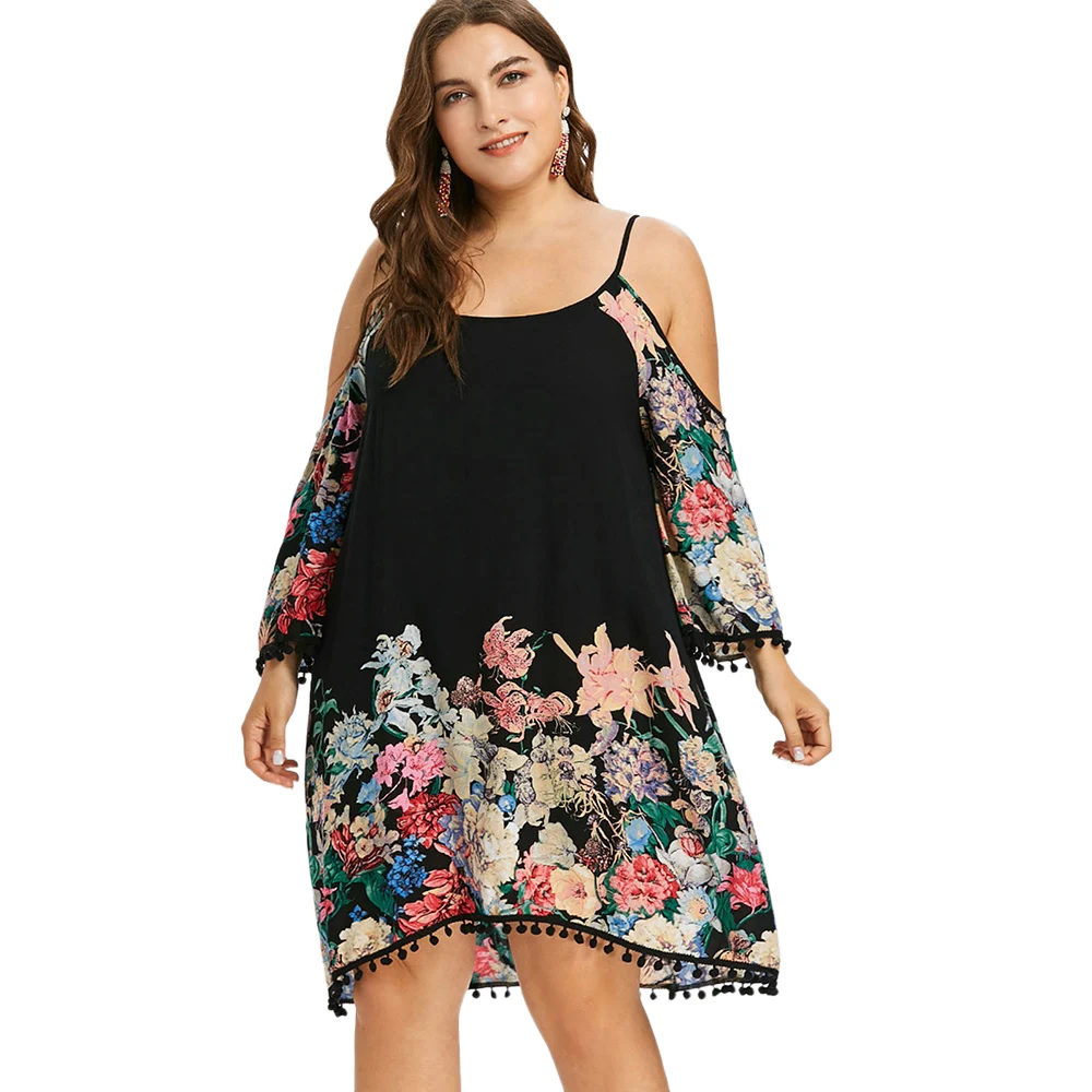 Wipalo Plus Size Print Casual Cold Shoulder Dress Women Clothing Spring Spaghetti Strap Long Sleeve Dresses Party Dress Vestidos
Wipalo Plus Size Print Casual Cold Shoulder Dress Women Clothing Spring Spaghetti Strap Long Sleeve Dresses Party Dress Vestidos