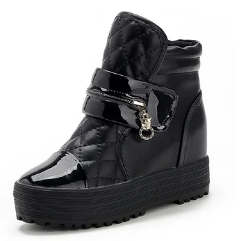 Black Women Boot Platform Height Lncreasing Shoes Woman Fashion Thick Soled Ankle Boots Ladies Vogue Shoes Zapatos Mujer
Black Women Boot Platform Height Lncreasing Shoes Woman Fashion Thick Soled Ankle Boots Ladies Vogue Shoes Zapatos Mujer