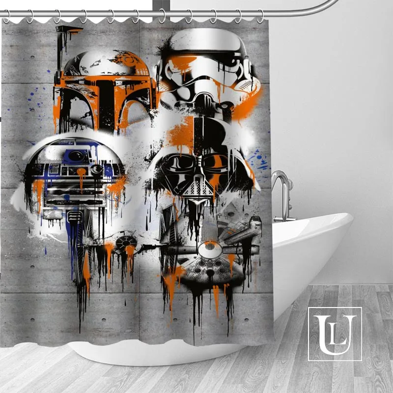 Custom Star Wars curtain new large European & American style print edition polyester shower curtain
Custom Star Wars curtain new large European & American style print edition polyester shower curtain
