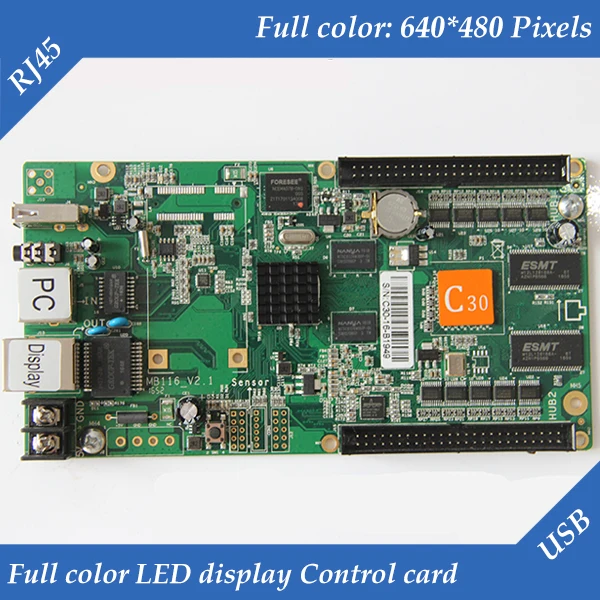 HD-C30 USB+2 Ethernet Port(can be used as sending card) Asynchronous Video Full Color LED Control Card
HD-C30 USB+2 Ethernet Port(can be used as sending card) Asynchronous Video Full Color LED Control Card