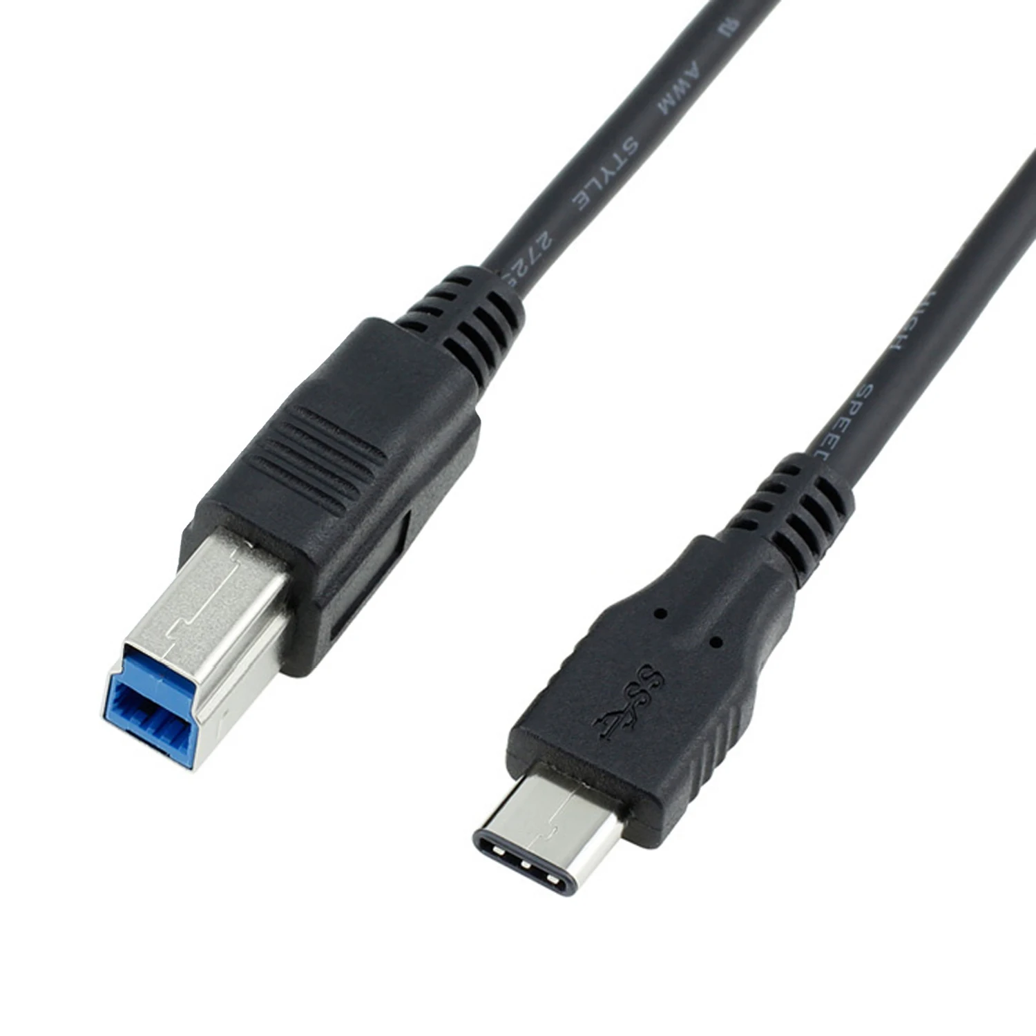 CY Black Color USB-C USB 3.1 Type C Male Connector to USB Standard B Male Data Cable for Mac book & Laptop
CY Black Color USB-C USB 3.1 Type C Male Connector to USB Standard B Male Data Cable for Mac book & Laptop