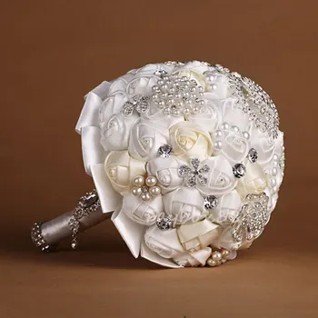 2015 NEW fashion Crystal SILK Flowers BRIDAL BROOCH "HANDMADE" WEDDING BOUQUET Pearls Posy buque de noiva Free shipping 001
2015 NEW fashion Crystal SILK Flowers BRIDAL BROOCH "HANDMADE" WEDDING BOUQUET Pearls Posy buque de noiva Free shipping 001