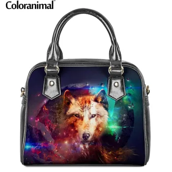 Coloranimal 3D Women Leather PU Tote Bag Cool Animal Printing Galaxy Wolf Shoulder Handbag Ladies Messenger Bag Sac a main Girl
Coloranimal 3D Women Leather PU Tote Bag Cool Animal Printing Galaxy Wolf Shoulder Handbag Ladies Messenger Bag Sac a main Girl