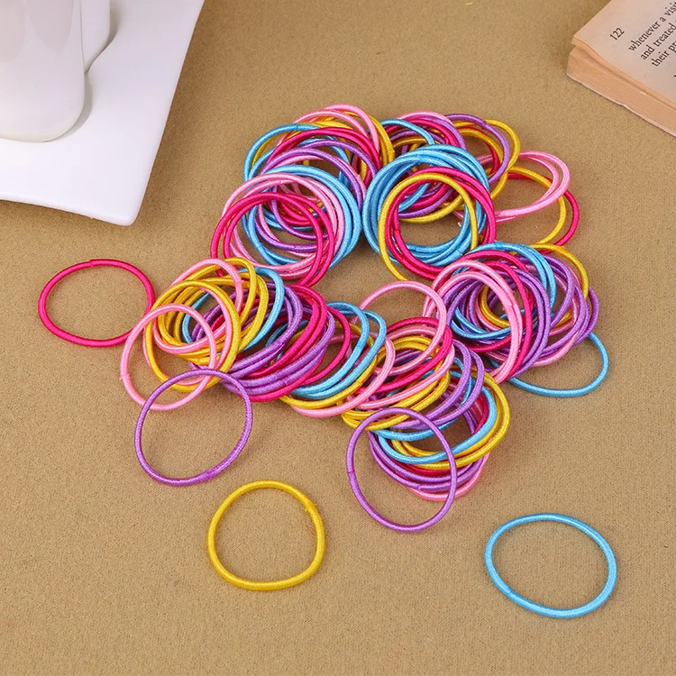 100pcs/lot Hair Bands Ponytail Holder Rubber Bands Hair Elastic Accessories Girls Women Multicolor Tie Gum 2019 Hot Sale
100pcs/lot Hair Bands Ponytail Holder Rubber Bands Hair Elastic Accessories Girls Women Multicolor Tie Gum 2019 Hot Sale