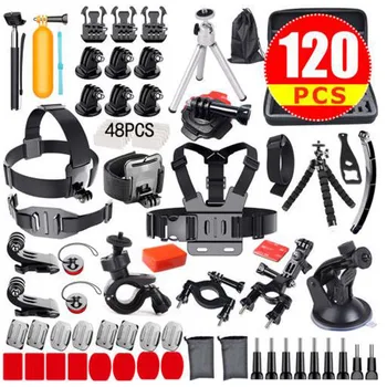 JINSERTA for Gopro Accessories 120pcs/Set for Gopro hero 7 6 5 4 3 Cheast Strap Bicycle Holder for xiaomi for yi EVA Case
JINSERTA for Gopro Accessories 120pcs/Set for Gopro hero 7 6 5 4 3 Cheast Strap Bicycle Holder for xiaomi for yi EVA Case