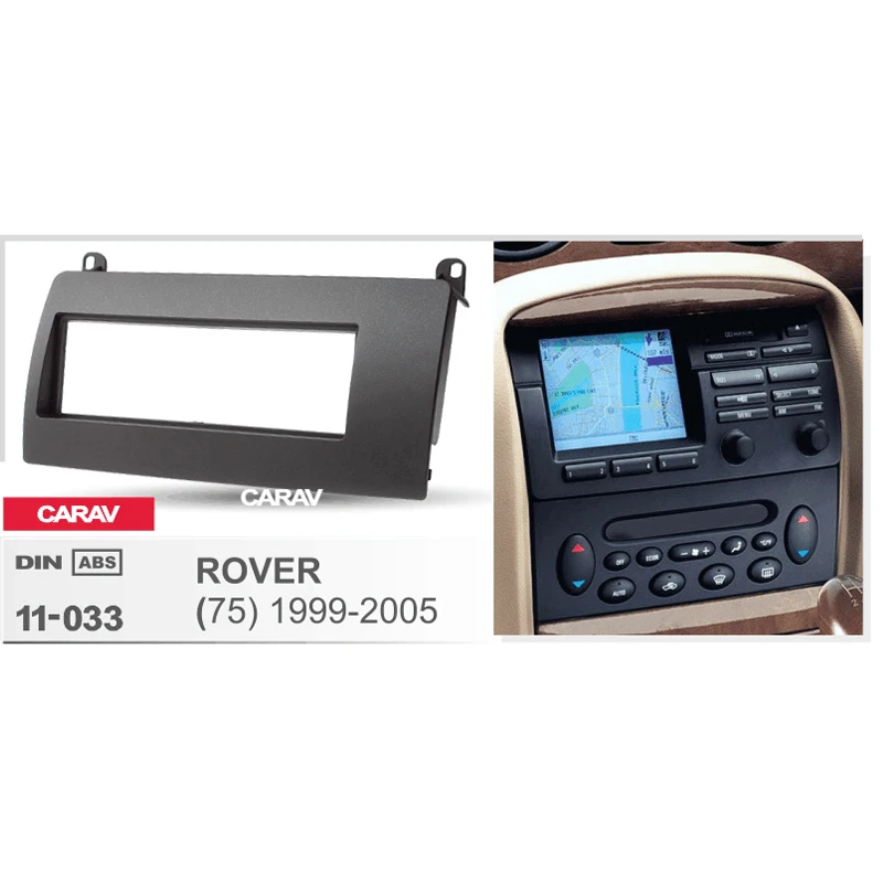 1Din Radio Fascia for ROVER (75) 1999-2005 Stereo Panel Mounting Installation Dash Kit Trim Frame CARAV 11-033
1Din Radio Fascia for ROVER (75) 1999-2005 Stereo Panel Mounting Installation Dash Kit Trim Frame CARAV 11-033