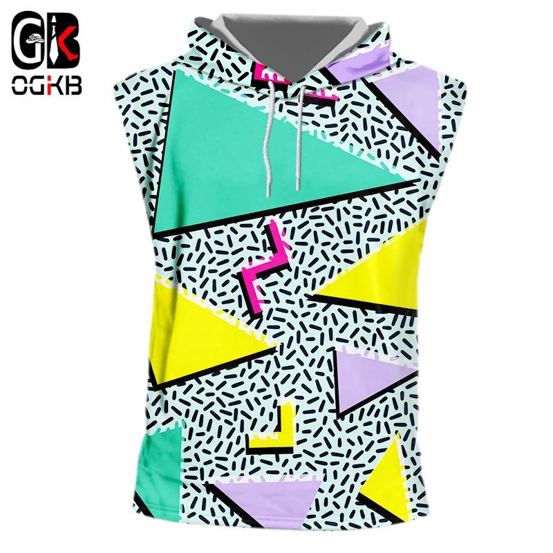 OGKB Sleeveless Man Hot O Neck Geometric 3D Printing Triangle Hiphop Plus Size 5XL 6XL Tops Tees Unisex Undershirt Hoody Vest
OGKB Sleeveless Man Hot O Neck Geometric 3D Printing Triangle Hiphop Plus Size 5XL 6XL Tops Tees Unisex Undershirt Hoody Vest