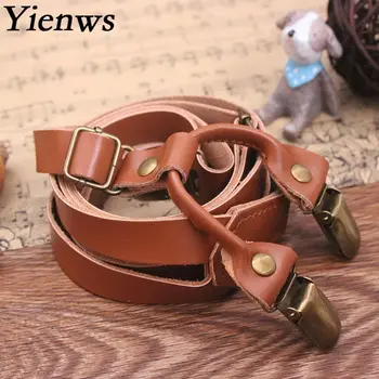 Yienws Genuine Leather Suspenders For Men Women Brown Vintage Suspenders With 4 Clip Bronze Pants Suspenders Bretelles Yia150
Yienws Genuine Leather Suspenders For Men Women Brown Vintage Suspenders With 4 Clip Bronze Pants Suspenders Bretelles Yia150