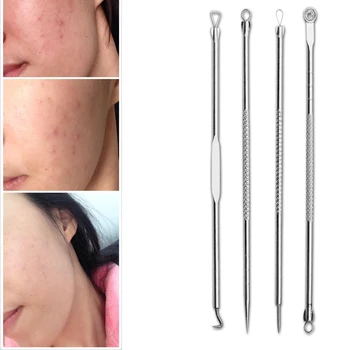 4pcs/Bag Acne Needle Set Pore Spot Cleaner Blackhead&Blemish Pimples Removers Blackhead Tweezers Face Skin Care Tools
4pcs/Bag Acne Needle Set Pore Spot Cleaner Blackhead&Blemish Pimples Removers Blackhead Tweezers Face Skin Care Tools