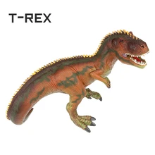 T-REX Kunststoff Realistische Dinosaurier Modelle Kleine Jurassic Welt Spielzeug Dinossauro Brinquedo Weihnachten Geschenk für Jungen Kid(China)