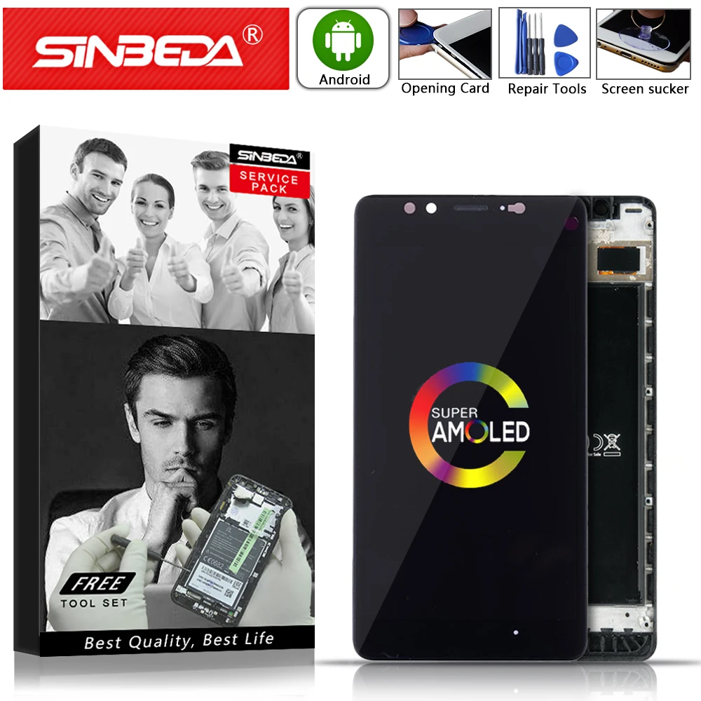 5.2" Super AMOLED For NOKIA Microsoft Lumia 950 LCD Display Touch Screen with Frame LCD Replacement Digitizer Assemble Display #
5.2" Super AMOLED For NOKIA Microsoft Lumia 950 LCD Display Touch Screen with Frame LCD Replacement Digitizer Assemble Display #