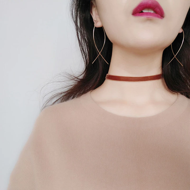 Hot Sales Simple Earrings Gold Earring For Women Fish Line Type Long Earrings Silver Luxury jewelry Metal
Hot Sales Simple Earrings Gold Earring For Women Fish Line Type Long Earrings Silver Luxury jewelry Metal