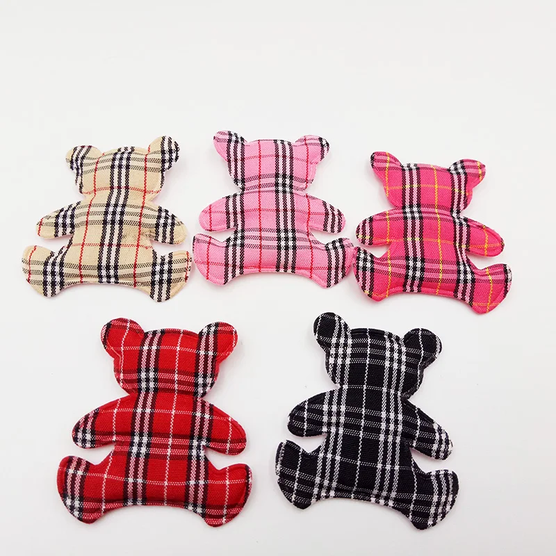 50pcs/lot sew on Gingham felt bear patches for clothes 4x4.8cm bear shape Padded applique for scrapbooking accessories
50pcs/lot sew on Gingham felt bear patches for clothes 4x4.8cm bear shape Padded applique for scrapbooking accessories