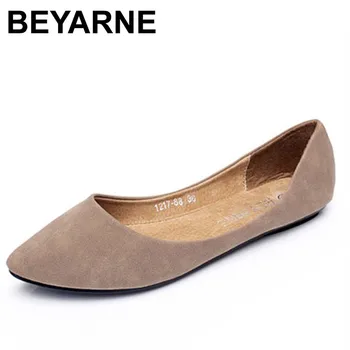 BEYARNE fashion color block decoration flat heel boat shoes color block pointed toe flat loafers gommini