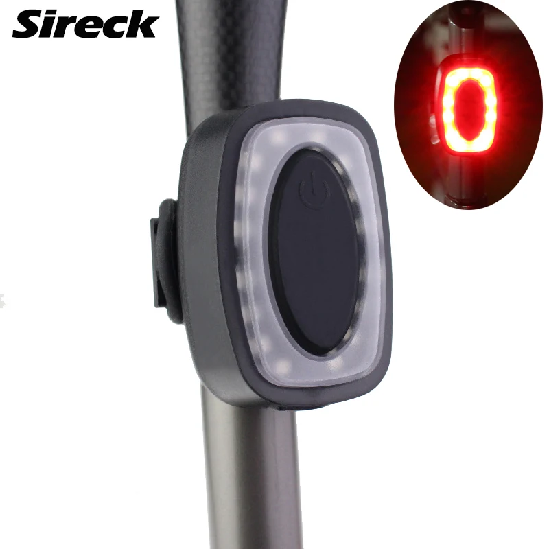 Sireck Bicycle Rear Light 7 Flash Mode USB Charging LED Bike Tail Light Waterproof Cycling Safety Warning Lamp Luz Bicicleta
Sireck Bicycle Rear Light 7 Flash Mode USB Charging LED Bike Tail Light Waterproof Cycling Safety Warning Lamp Luz Bicicleta