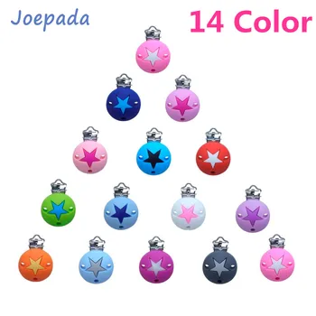 Joepada 10Pcs/lot Silicone Beads Baby Pacifier Clip Star Round Shaped Pacifier Chain Dummy Holder Soother Nursing Baby Teether
Joepada 10Pcs/lot Silicone Beads Baby Pacifier Clip Star Round Shaped Pacifier Chain Dummy Holder Soother Nursing Baby Teether