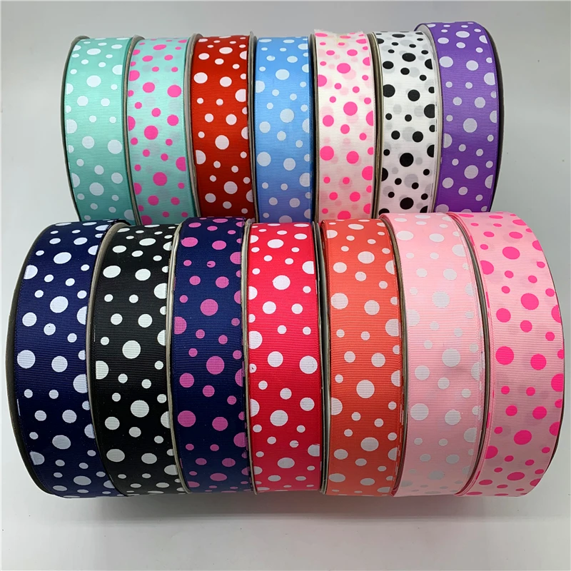 5yards 38mm Grosgrain Ribbon Printing Dots Ribbon Handmade For Hair Bow Party Christmas Wedding Decoration
5yards 38mm Grosgrain Ribbon Printing Dots Ribbon Handmade For Hair Bow Party Christmas Wedding Decoration