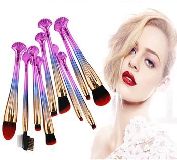 Free Shipping 10Pcs Colorful Shell Makeup Brushes Set Foundation Blending Powder Eyeshadow Lip Eyebrow Makeup Cosmetic Tool Kit
Free Shipping 10Pcs Colorful Shell Makeup Brushes Set Foundation Blending Powder Eyeshadow Lip Eyebrow Makeup Cosmetic Tool Kit
