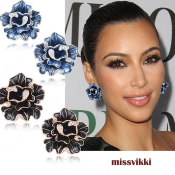 missvikki Unique Handmade Noble Luxury Big Flower Stud Earrings Shiny Charm Fashion for Women Superstar Party Show Accessories
missvikki Unique Handmade Noble Luxury Big Flower Stud Earrings Shiny Charm Fashion for Women Superstar Party Show Accessories