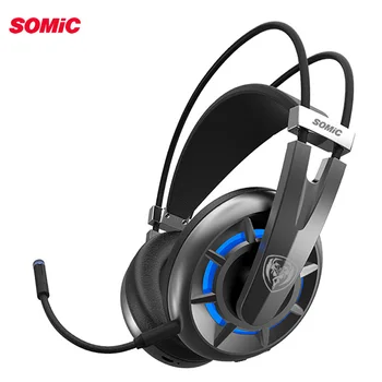 Somic G939Air Virtual 7.1 Surround Stereo Gaming headset Wireless Earphone Headphones with Microphone for Laptop Computer PC
Somic G939Air Virtual 7.1 Surround Stereo Gaming headset Wireless Earphone Headphones with Microphone for Laptop Computer PC