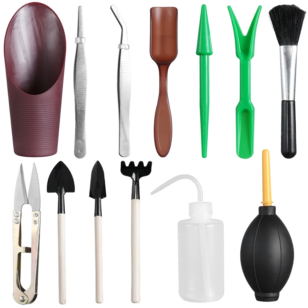 13pcs Mini Garden Hand Tools Transplanting Outdoor Bonsai Tools Planting Flower Succulent Miniature Gardening Tools
13pcs Mini Garden Hand Tools Transplanting Outdoor Bonsai Tools Planting Flower Succulent Miniature Gardening Tools