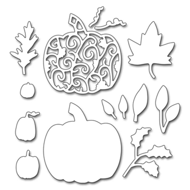 2018 New Halloween Pumpkin Leaves Pattern Metal Cutting Dies Scrapbooking Craft Dies DIY Metal Cutting Stencil Dies
2018 New Halloween Pumpkin Leaves Pattern Metal Cutting Dies Scrapbooking Craft Dies DIY Metal Cutting Stencil Dies