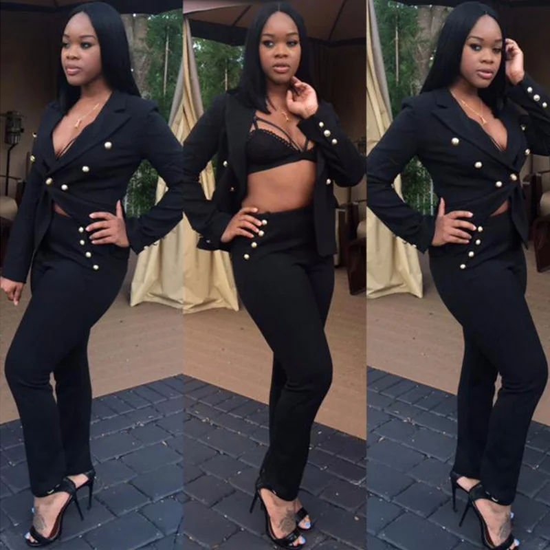 Plus size black white 2 two piece set Elastic Waist pencil pant Blazer Suit women 2018 long sleeve autumn winter sexy party suit
Plus size black white 2 two piece set Elastic Waist pencil pant Blazer Suit women 2018 long sleeve autumn winter sexy party suit