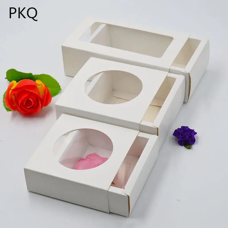New Arrival White Paper Box Blank Gift Boxes for Party Handmade Soap/Candy Packaging Box Jewelry Display box with window 10pcs
New Arrival White Paper Box Blank Gift Boxes for Party Handmade Soap/Candy Packaging Box Jewelry Display box with window 10pcs
