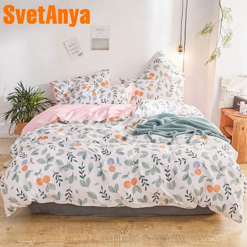 Svetanya Fruits Plants Bedding set 100 Cotton Bedlinen sheet pillowcase Quilt Cover sets
Svetanya Fruits Plants Bedding set 100 Cotton Bedlinen sheet pillowcase Quilt Cover sets