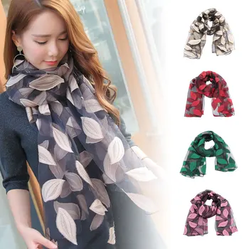 2019 Vintage Autumn Leaf Embroidery Scarf Shawl Ethnic Casual Leaves Silk Wrap Organza Floral Scarves
2019 Vintage Autumn Leaf Embroidery Scarf Shawl Ethnic Casual Leaves Silk Wrap Organza Floral Scarves