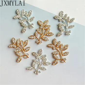 10 PCS 3cm*3.2cm Fashion Metal Alloy Gold/Silver Color Branch Leaves Connectors Charm For Jewelry Making
10 PCS 3cm*3.2cm Fashion Metal Alloy Gold/Silver Color Branch Leaves Connectors Charm For Jewelry Making