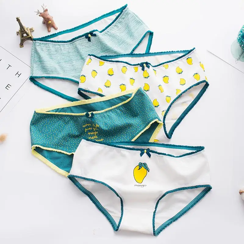 Lovely Girls Cotton Fruit Panties Women Briefs Multicolor Soft Lingerie Low-rise Underwear
Lovely Girls Cotton Fruit Panties Women Briefs Multicolor Soft Lingerie Low-rise Underwear