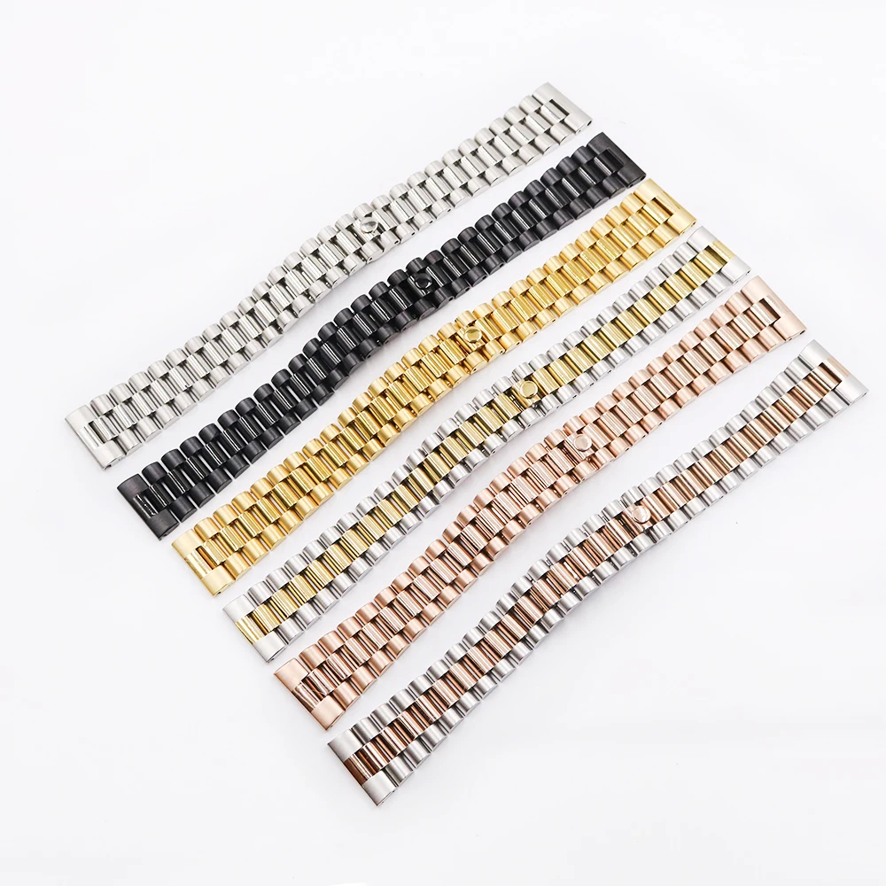 CARLYWET 20 22mm 316L Steel Solid Straight End Screw Links Replacement Wrist Watch Band Bracelet For Rolex President Seiko
CARLYWET 20 22mm 316L Steel Solid Straight End Screw Links Replacement Wrist Watch Band Bracelet For Rolex President Seiko