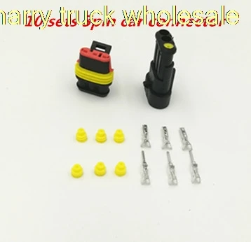 10 sets male female terminal Kit 3Pin 3 in1 Waterproof Electrical Wire Cable automotive Connector Plug for car truck ATV 3pin
10 sets male female terminal Kit 3Pin 3 in1 Waterproof Electrical Wire Cable automotive Connector Plug for car truck ATV 3pin