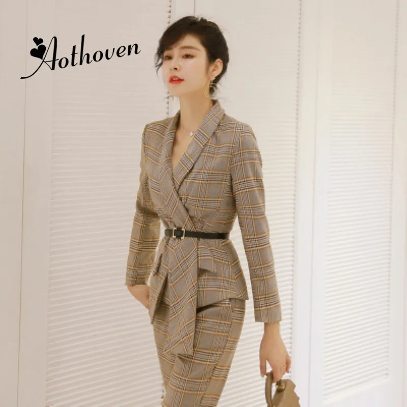 2 Piece Set 2019 Autumn Full Sleeve Turn-down Collar Women Suit Office Lady Top and Full Length Vintage Pants Two Piece Set
2 Piece Set 2019 Autumn Full Sleeve Turn-down Collar Women Suit Office Lady Top and Full Length Vintage Pants Two Piece Set