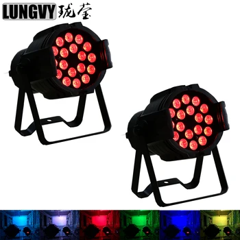 Free Shipping 2pcs/lot LED Par light 18x3W RGB Led Par Cans With DMX512 3CH/7CH Led DJ Equipments
Free Shipping 2pcs/lot LED Par light 18x3W RGB Led Par Cans With DMX512 3CH/7CH Led DJ Equipments