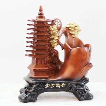 Modern Wenchang Tower Pen holder Ornament Resin Tower Figurine Classic Craft Old Furniture Study Office Decor Teacher's Day Gift
Modern Wenchang Tower Pen holder Ornament Resin Tower Figurine Classic Craft Old Furniture Study Office Decor Teacher's Day Gift