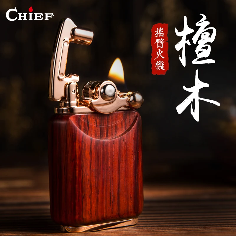 CHIEF sandalwood lighter kerosene old nine door creative personality rocker kerosene lighter men retro nostalgia
CHIEF sandalwood lighter kerosene old nine door creative personality rocker kerosene lighter men retro nostalgia