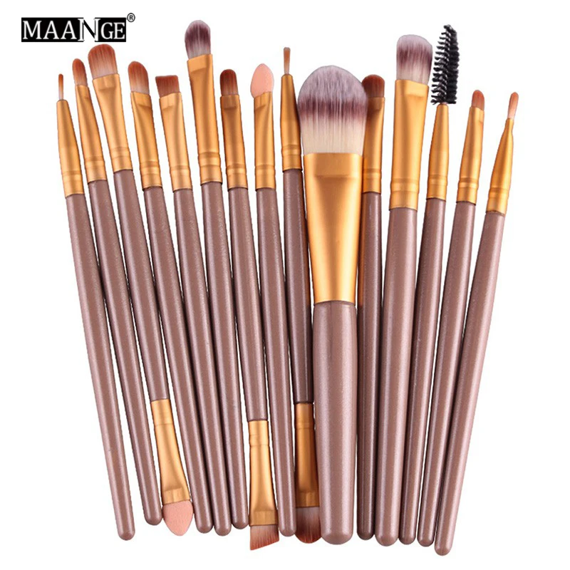 MAANGE 15pcs/6pcs Makeup Brushes Synthetic Make Up Brush Set Tools Kit Professional Cosmetics High Quality
MAANGE 15pcs/6pcs Makeup Brushes Synthetic Make Up Brush Set Tools Kit Professional Cosmetics High Quality
