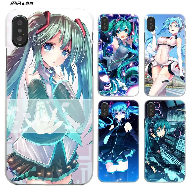 Anime Hatsune Miku Hard Plastic for iPhone XS Max XR X 10 7 8 6 6S Plus 5S SE 5 4S 4 5C Clear phone Case Cover Coque
Anime Hatsune Miku Hard Plastic for iPhone XS Max XR X 10 7 8 6 6S Plus 5S SE 5 4S 4 5C Clear phone Case Cover Coque