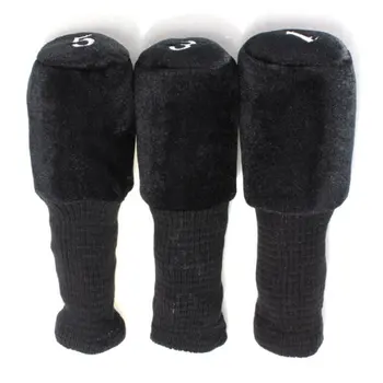 10X Wholesale Set of 3 Black Long Neck Golf Club Head Covers Headcover Protect 1 3 5
10X Wholesale Set of 3 Black Long Neck Golf Club Head Covers Headcover Protect 1 3 5