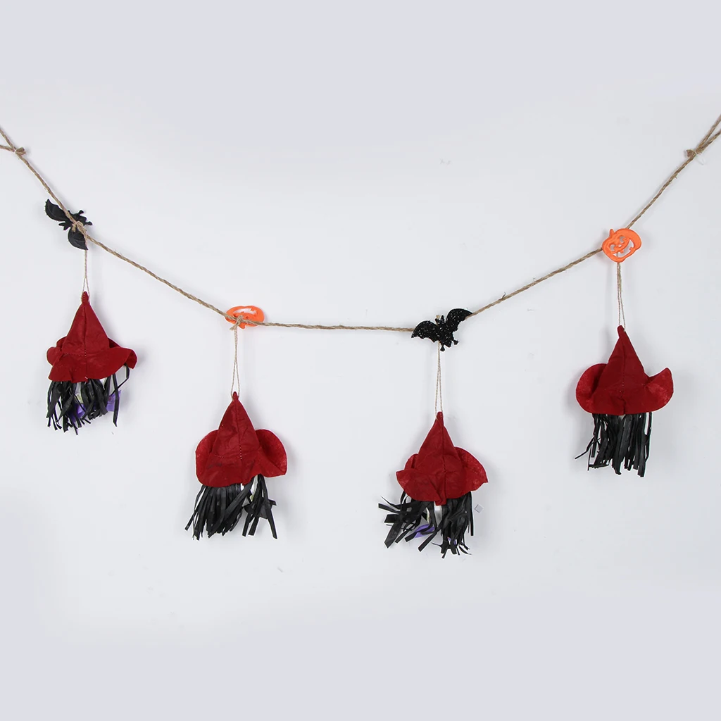 Halloween Skull Skeleton Banner Hanging Garland Party Decoration