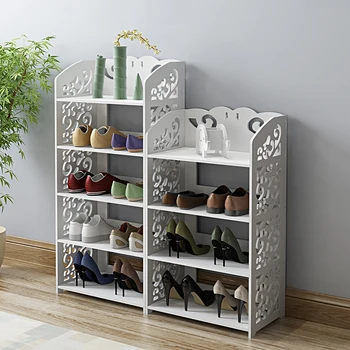 Household European Hollow Living Room Shoe Rack Dust Rack Fashion Multi-layer Assembly Shoe Door White Variety Storage Shelf
Household European Hollow Living Room Shoe Rack Dust Rack Fashion Multi-layer Assembly Shoe Door White Variety Storage Shelf