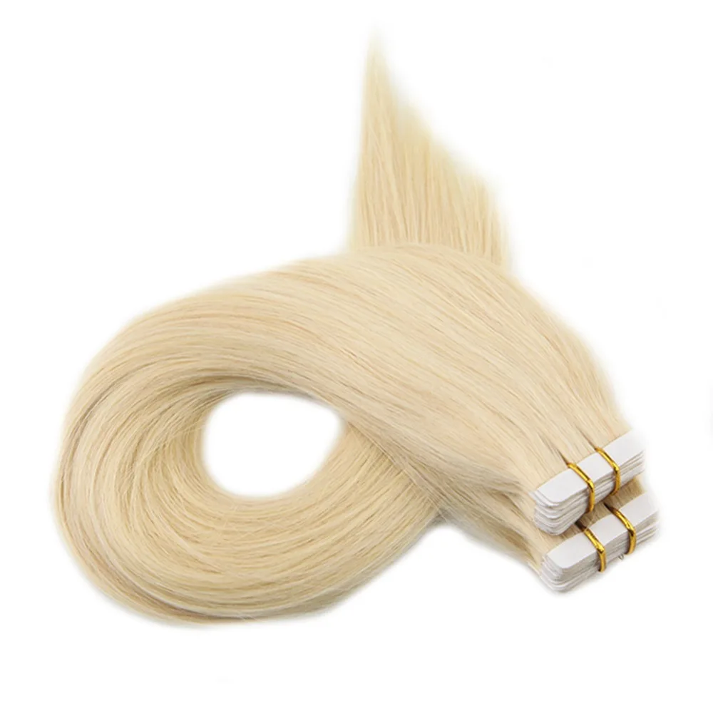 Full Shine Yellow Blonde Color #613 Tape In Human Hair Extensions 100 Gram 40 Pcs/Pack 100% Remy Hair Extensions Glue On Hair
Full Shine Yellow Blonde Color #613 Tape In Human Hair Extensions 100 Gram 40 Pcs/Pack 100% Remy Hair Extensions Glue On Hair