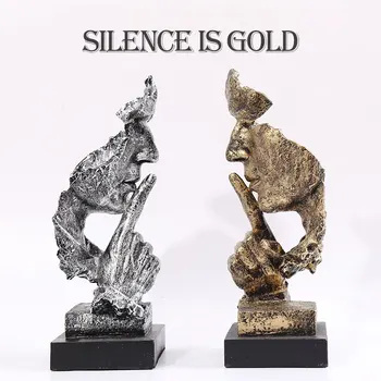 Creative Thinker Statues Retro Abstract Characters Figurine Do Not Listen/Speak/Look Miniature Sculpture Home Desktop Craft
Creative Thinker Statues Retro Abstract Characters Figurine Do Not Listen/Speak/Look Miniature Sculpture Home Desktop Craft
