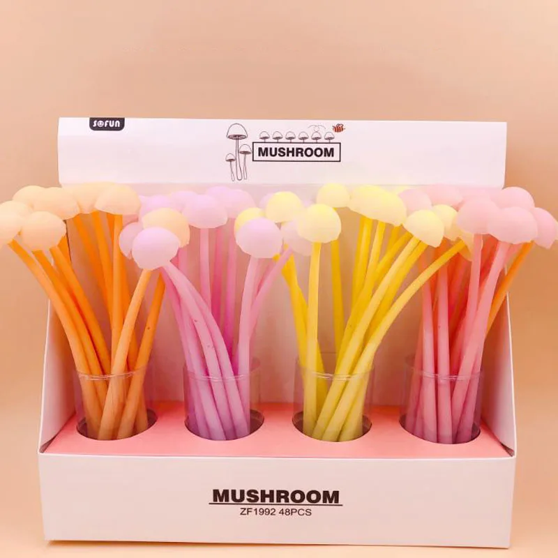 4 Pcs/set Lovely Candy Color Vegetable Mushroom Silicone Gel Pens 0.5mm Black Ink Signature Pens for Student Stationery Gifts
4 Pcs/set Lovely Candy Color Vegetable Mushroom Silicone Gel Pens 0.5mm Black Ink Signature Pens for Student Stationery Gifts