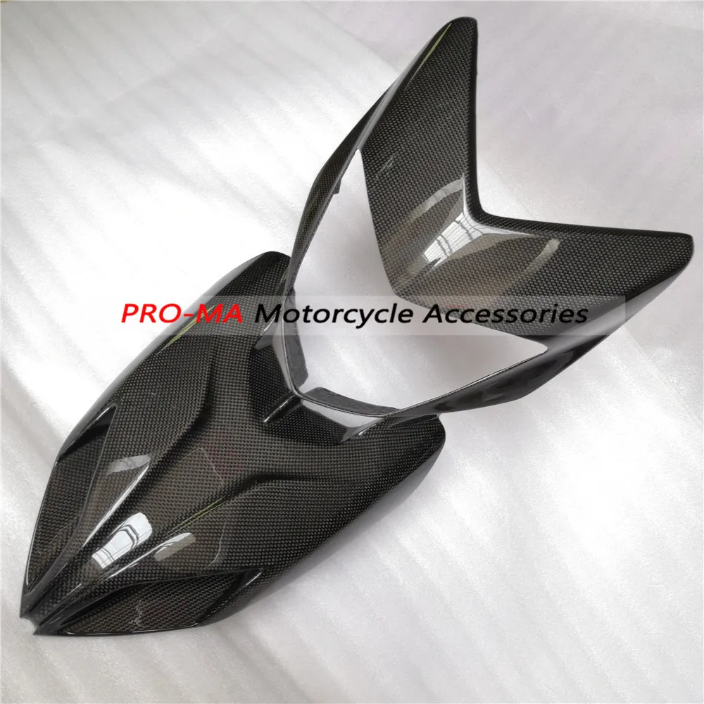 Передняя обтекатель мотоцикла DTRAD из углеродного волокна для Ducati Hypermotard Hyperstrada 821